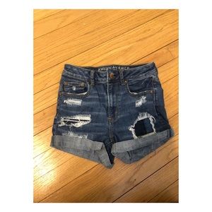 American eagle super stretch shorts